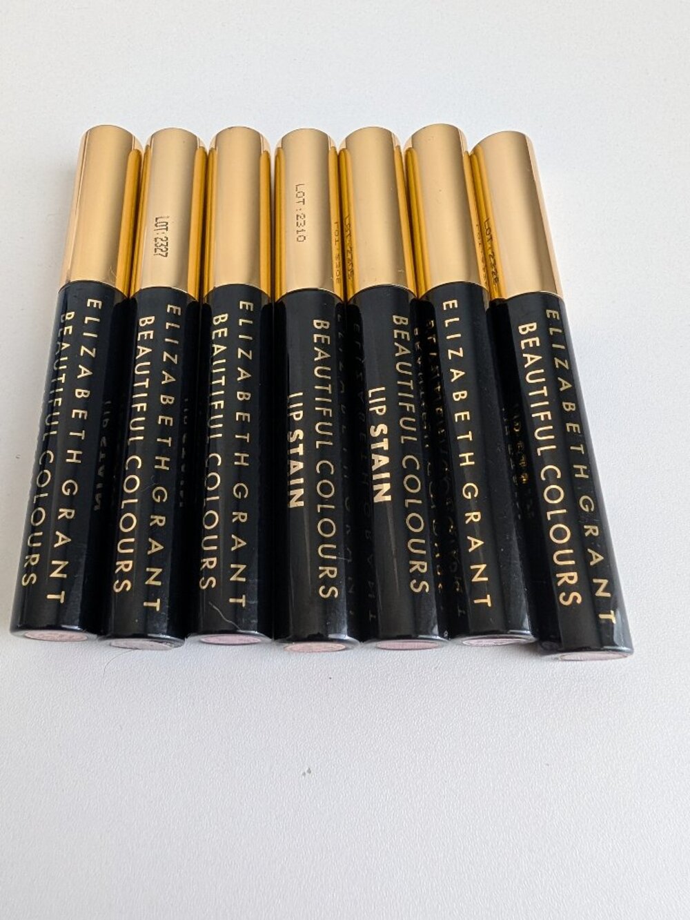 Elizabeth Grant Beautiful Colors Lip Stain 4ml Lot of 7 NOS Assorted Colors